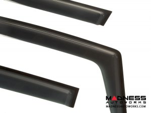 Jeep Renegade Window Air Deflectors Kit by Rugged Ridge - 4 Piece